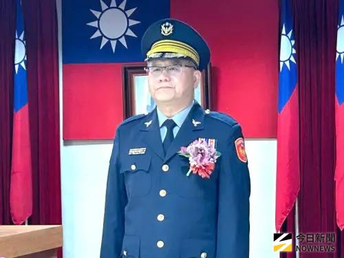 ▲新任高雄港務警察總隊總隊長廖國政。(圖／記者黃守作攝，2026.01.20)