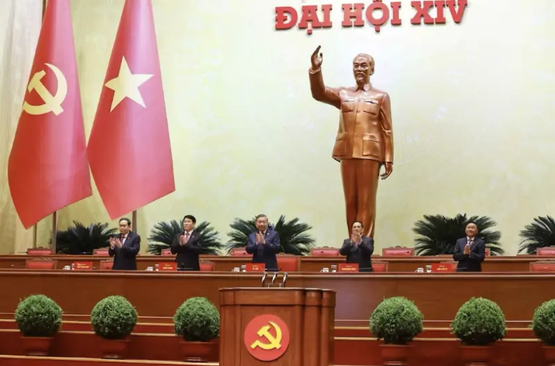 四柱分權將被改寫？蘇林越共十四大集權　黨政軍一把抓強時代來了