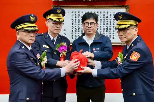 高市警局長趙瑞華上任　陳其邁強調治安沒有空窗期
