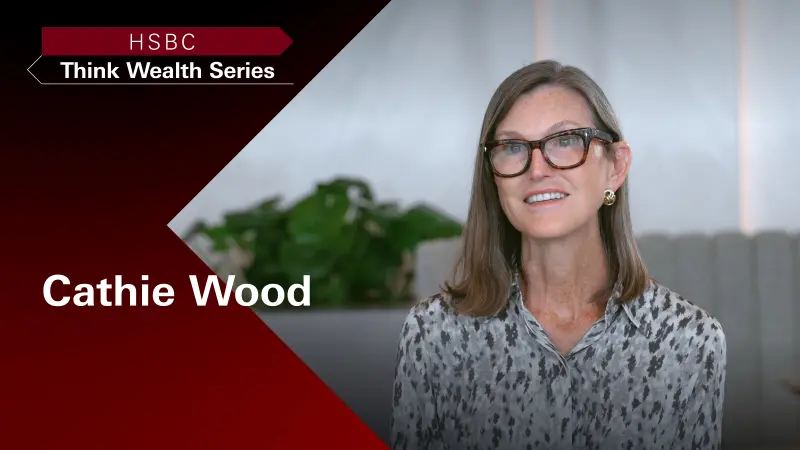 ▲滙豐銀行邀請方舟投資(ARK Invest)創辦人暨執行長 Cathie Wood，分享其對全球經濟發展、聯準會貨幣政策走向。（圖／滙豐銀行提供）