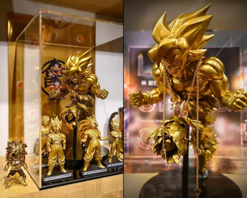 ▲林姓畫家有珍藏多年的七龍珠公仔，也收藏速食店與七龍珠推出的限量卡片。（圖／翻攝臉書）