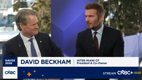 ▲貝克漢遭兒子痛罵後　首度現身電視節目（圖／CNBC Television YouTube）