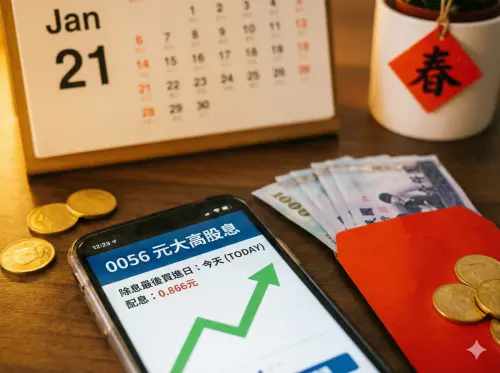 0056除息懶人包！最後買進日是今天、配息0.866元、領息日期速看
