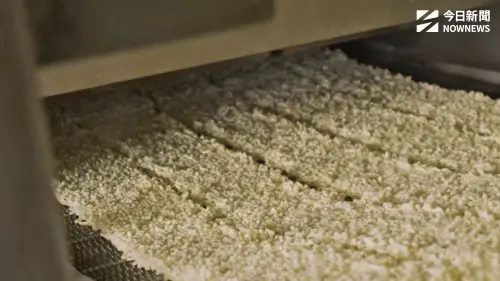 ▲經過打波、蒸炊、烘乾等多道工序，才能讓麵條煮起來不軟爛，同時維持好口感。（圖／NOWNEWS攝）