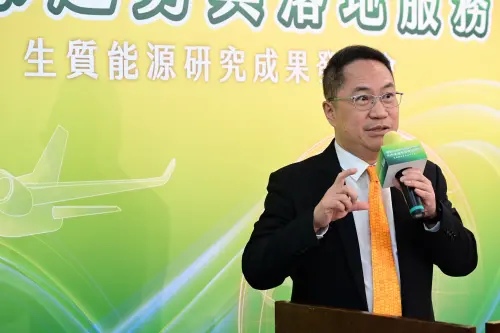 ▲USGBC駐台代表盧智卿在閉幕致詞時表示，相信生質乙醇能成為台灣減碳的重要助力。（圖／USGBC提供）