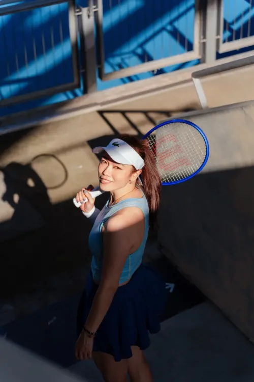 ▲詹詠然透露，她之所以踏上職業網球之路，契機源自於8歲時許下的一個心願——想要成為辛吉絲的對手。（圖／詹詠然提供）