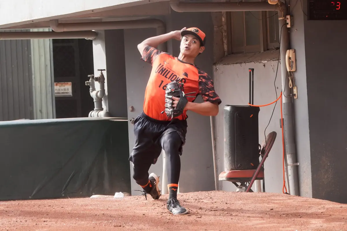 ▲統一獅小將張宥謙跟林易霆，從去年季後就跟著二軍投手教練曾浩哲訓練，從體能、投球機制到球路設計全面檢視，找出過往問題並加以修正，為新球季奠定基礎。 （圖／統一獅提供）