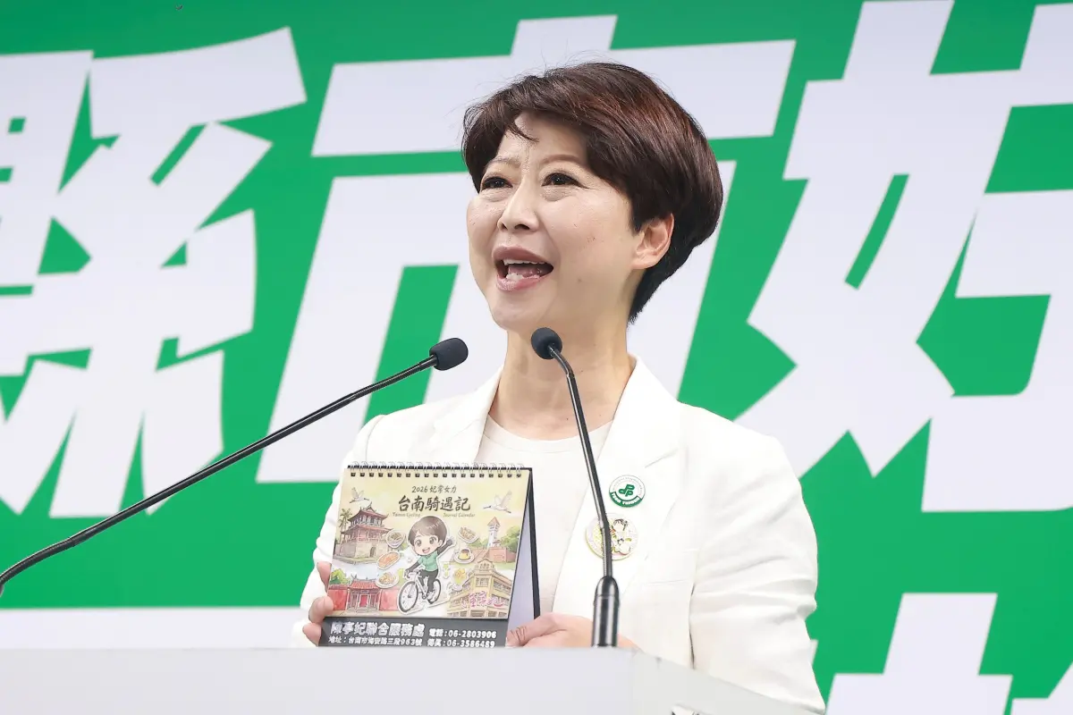 ▲陳亭妃稱將來立委補選絕無郭信良這一選項，直言郭信良並不適合。（圖／記者葉政勳攝，2026.01.21）
