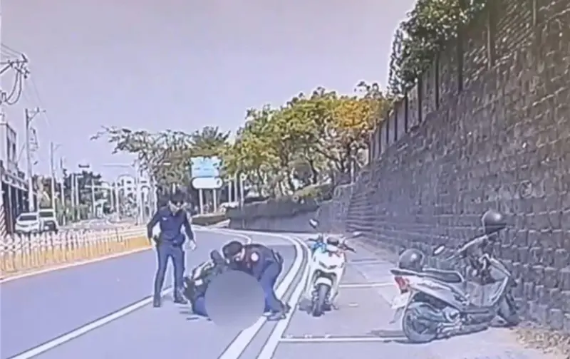 「喪屍菸彈」吸到恍惚！台南男趴機車抖不停　遭逮竟發狂咬傷警