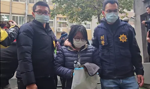 ▲旺紅公司牟姓會計因捲入滿堂紅洗錢案，遭警方移送北檢複訊。（圖／記者劉松霖攝）