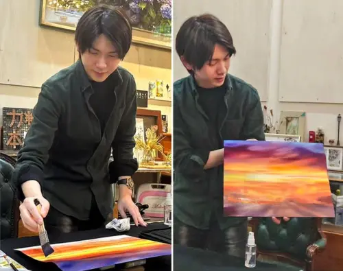 ▲林經哲時常開課教學，風靡不少女性學員。（圖／翻攝臉書）