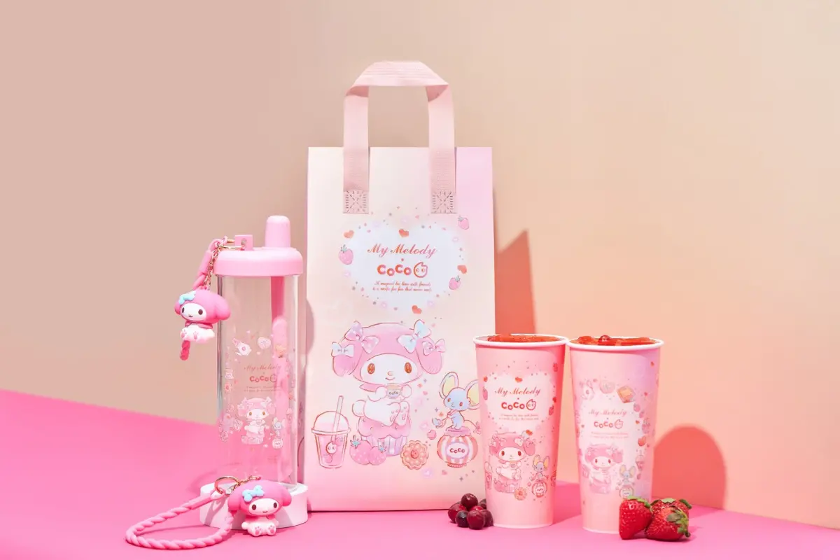 ▲CoCo都可攜手三麗鷗人氣角色美樂蒂，推出 2026 新年限定莓好聯名企劃。（圖／CoCo 都可提供）
