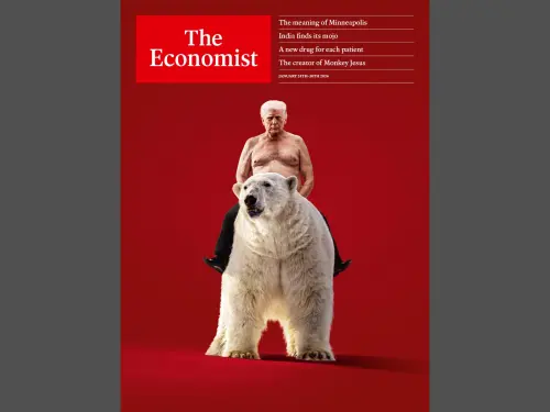 《經濟學人》酸爆！川普裸上身騎北極熊　揭美國對歐洲真正威脅
