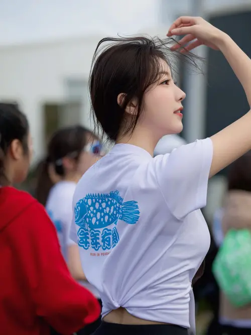 ▲▼安芝儇澎湖路跑美照博得一片好評。（圖／안지현 IG＠wlgus2qh）