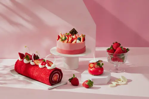 喜來登「十二廚」草莓吃到飽！7款甜點任吃　 美福推出情人節蛋糕
