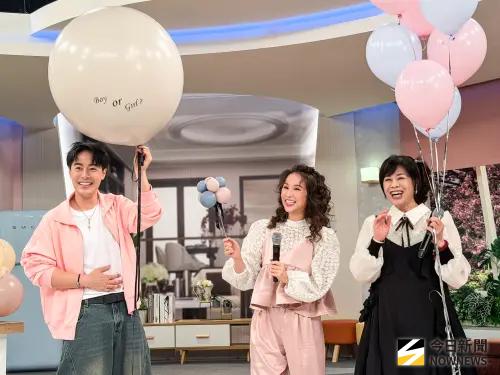 ▲張齡予（中）以人工受孕懷上第2胎，記者會上分享喜悅。（圖／記者陳明安攝影）