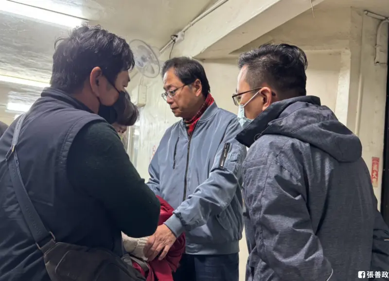 龜山資源回收車衝撞垃圾車奪命！張善政趕赴醫院慰問傷亡家屬