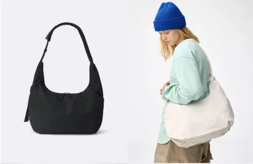 ▲GU 也有類似 UNIQLO 澎軟肩背包的包款，有 5 色選擇，價格還便宜 200 元。網友大推「很輕、容量大，背起來好看」。（圖／翻攝GU 官網 gu-global.com）