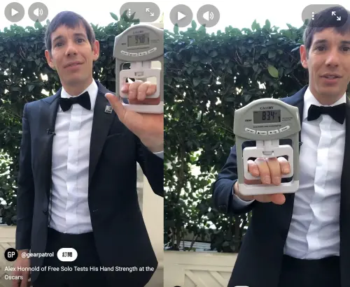 霍諾德超扯95磅握力曝光！粉絲摸101實測失敗：根本抓不住
