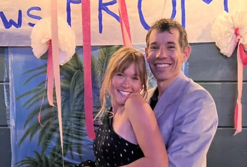 ▲攀岩家霍諾德（右）原本預計今（24）日下午要爬101，但因為天候因素延後到明天。先前他受訪時提到，已經跟老婆Sanni mccandless（左）約好，等他完成任務，要一起去吃好吃的自助餐。（圖／翻攝自sanniIG@sannimccandless）