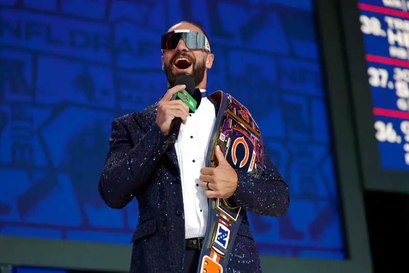 ▲日前有台灣網友發現，WWE（世界摔角娛樂）的頂尖巨星羅林斯（Seth Rollins）已低調抵台，並在社群平台曬出照片，引起討論。（圖／美聯社／達志影像）