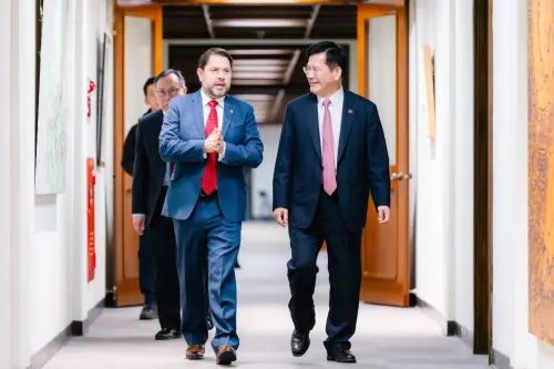 台美深化經貿合作！林佳龍：互補優勢轉化為「共同韌性」
