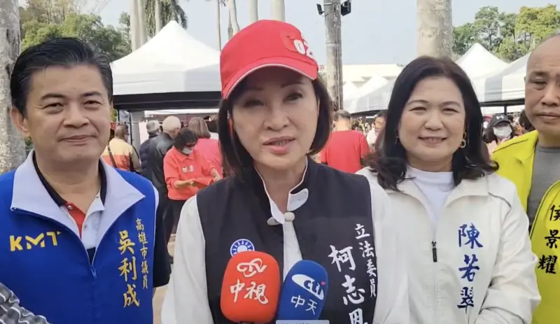 黃國昌喊高雄市長選舉藍白合 柯志恩:一定有合作上默契