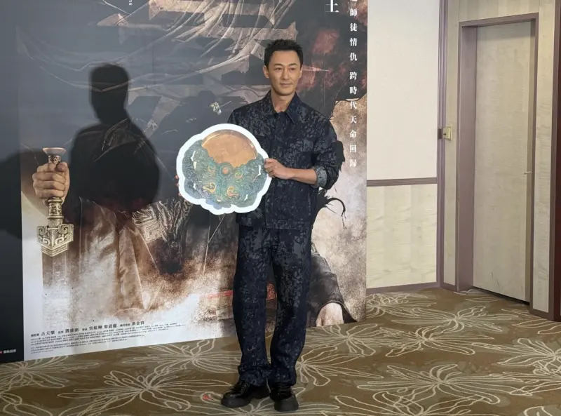 ▲林峯難忘婚前來台灣旅遊，在墾丁遇到颱風，卻覺得回程在山路上遇到下雨很浪漫！《尋秦記》中扮演大王的他，這回來台時間太少，吃不到心心念念的台灣熱炒。（圖／記者蘇詠智攝）