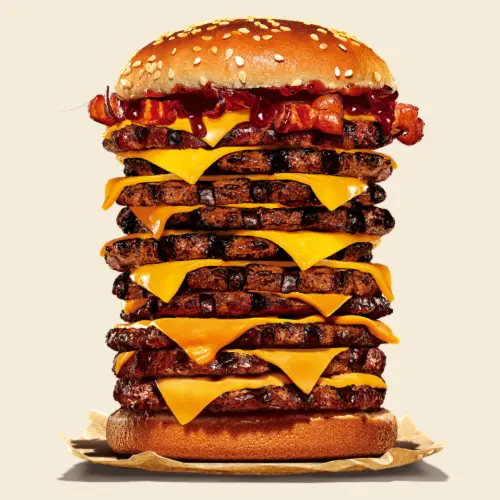 ▲漢堡王「十犇牛肉堡」單點299元。（圖／漢堡王 burgerking.com.tw）