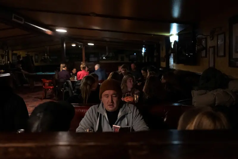 ▲格陵蘭首都努克（Nuuk）於24日晚間發生大規模停電，影響範圍涵蓋整個城市。（圖／路透社／達志影像）