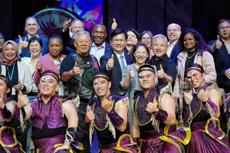 ▲越在地越國際！林佳龍：九天是台灣名片。（圖／林佳龍臉書）