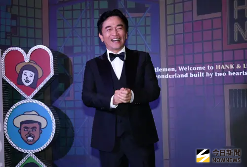 ▲吳宗憲（如圖）昨日在Lulu與陳漢典的婚禮上的擔任證婚人，並且與昔日愛徒辛龍同桌。（圖／記者林柏年攝）