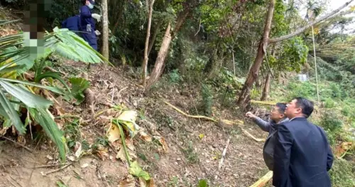 10年懸案露曙光！太平筍農挖出人頭白骨　警憑外套認出失蹤案

