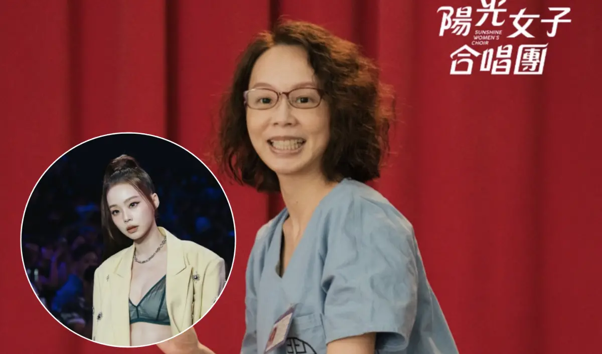 ▲孫淑媚在《陽光女子合唱團》中扮老，讓人完全認不出來，有人說她正負20歲高難度切換，實在太狂。（圖／翻攝自陽光女子合唱團官方臉書、IG@shumaysun）