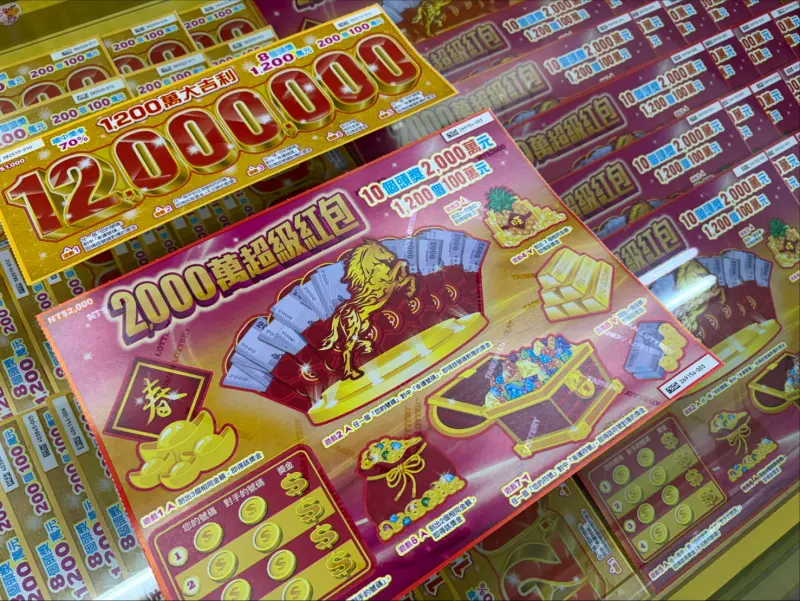 ▲桃園就有一名中年模板工，幸運中100萬元，彩券行代理人描述，當天那位民眾工作時不慎撞到頭流血見紅，他心想「見紅」或許是財運來臨的好徵兆，沒想到真的中獎。（示意圖／NOWNEWS資料照片）