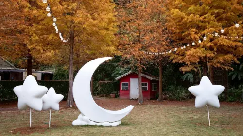 ▲青青食尚花園會館擁有大片自然綠地與四季皆美的落羽松景觀。（圖／青青集團提供）