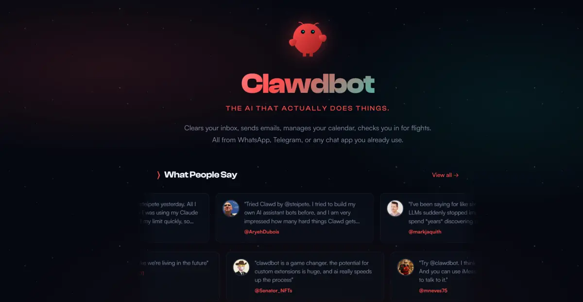 ▲ AI 助手「Clawdbot」近期在全球爆紅，主打突破網路框架、免費開源，甚至一度讓Mac mini賣翻。（圖／Clawdbot）