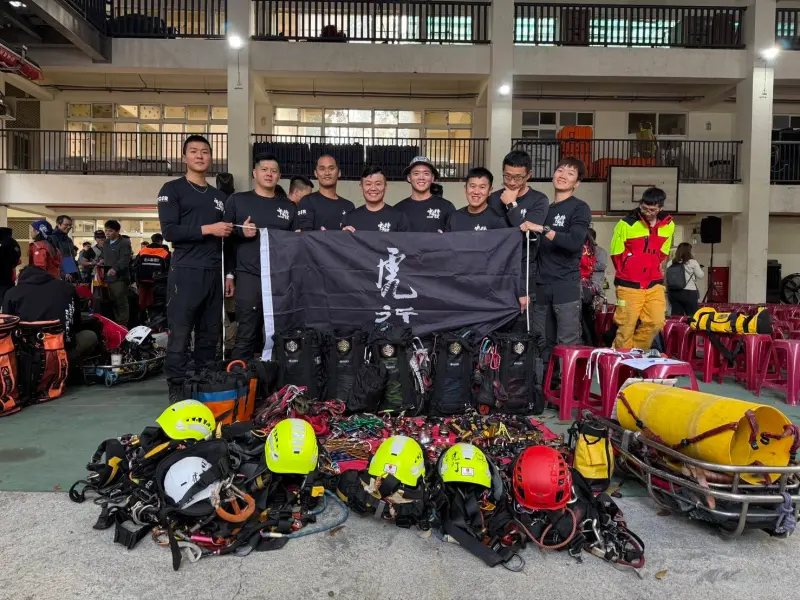 ▲2026 繩期國際繩索邀請賽－臺中消防勇奪季軍（記者鄧力軍翻攝）