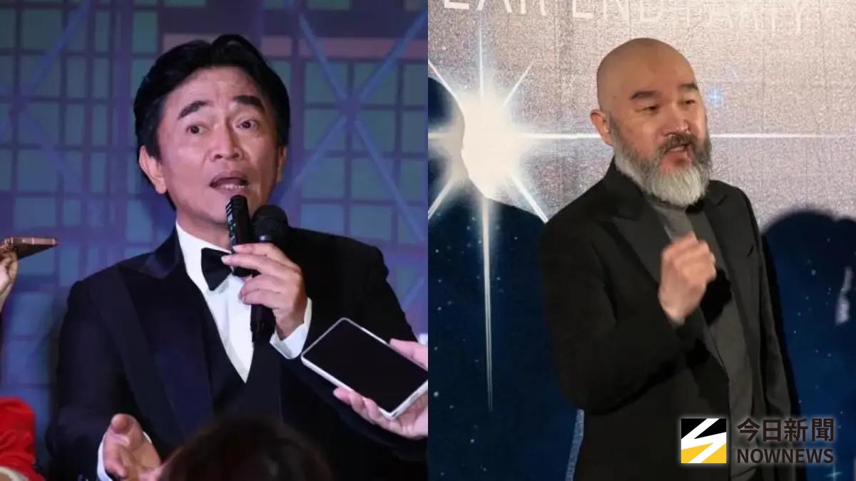 ▲辛龍（右）與吳宗憲（左）昨（25）日在陳漢典、Lulu婚宴同桌重聚，引發外界關注是否破冰，吳宗憲透露當天氣氛熱鬧未多聊，但能自然同席已具象徵意義。（圖／記者林柏年、王意馨攝）