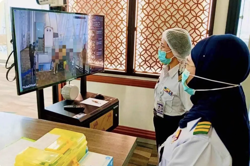 ▲泰國衛生單位已在主要國際機場強化入境篩檢，嚴防立百病毒透過旅客移入。（圖／翻攝自Bangkok Post）