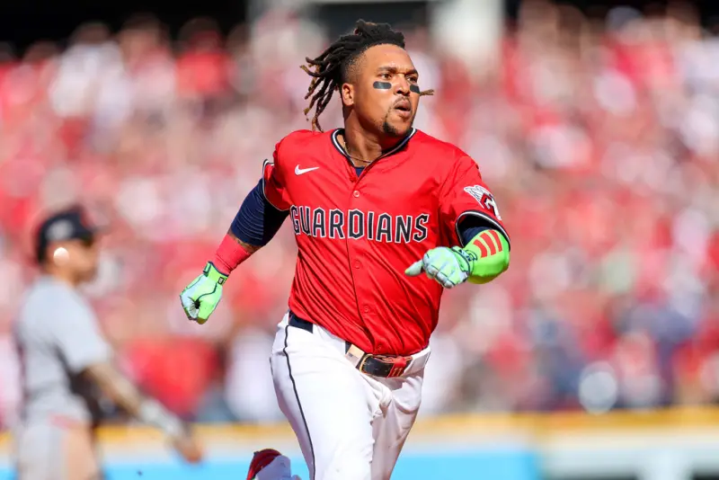 ▲MLB克里夫蘭守護者強打拉米瑞茲（Jose Ramírez）金奇傳出將退出WBC世界棒球經典賽，但多明尼加棒球聯盟出面闢謠，表示拉米瑞茲不會退賽。（圖／美聯社／達志影像）