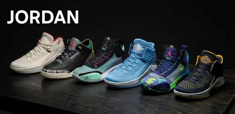    ▲士林分署拍賣太子集團案多雙Jordan球鞋。（圖／記者林梵墨翻攝）  