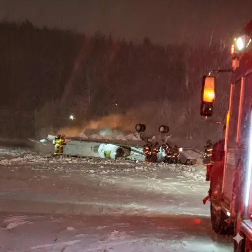美私人飛機起飛秒墜毀！6人全罹難　疑暴雪機翼結冰釀禍
