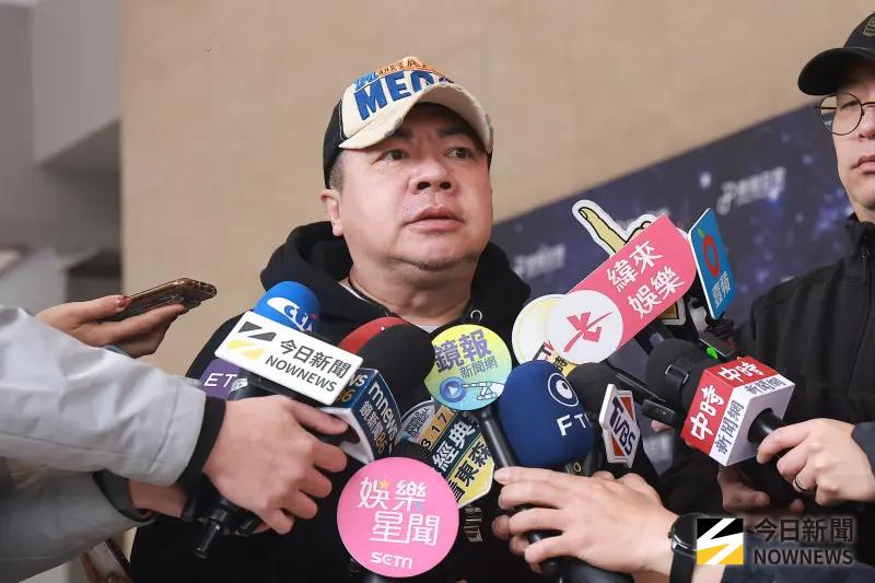 ▲曹西平告別式許多藝人好友都來送別，董至成（如圖）透露兩人私下交情說：「他的生活很自律，也很孤獨。」（圖／記者葉政勳攝影）