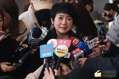 ▲曹西平今日舉辦追思會，周思潔（如圖）一提到曹西平更忍不住哽咽：「他是一位傑出的唱跳歌手。」（圖／記者葉政勳攝影）