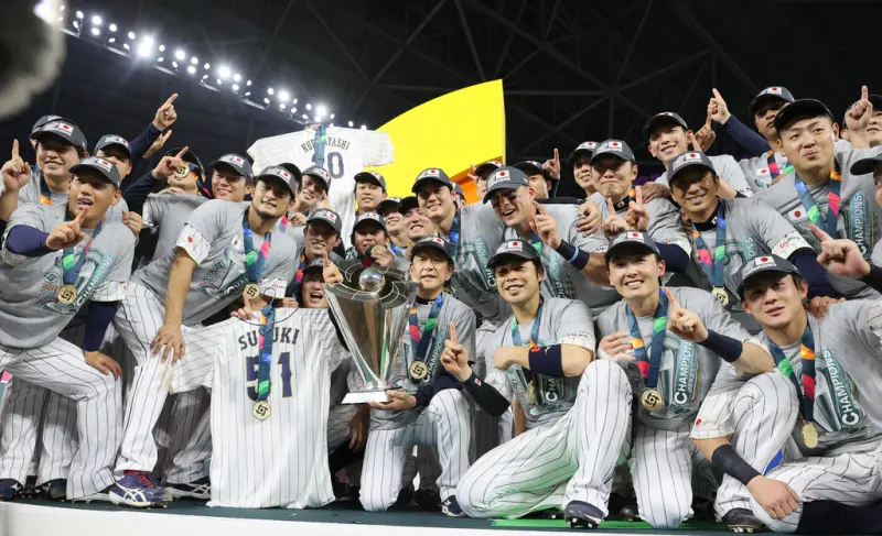 ▲備戰2026年WBC經典賽，日本國家隊前日正式宣布29人陣容，2024年世界棒球12強賽中僅有7名球員再次入選，堪稱不同等級球隊。（圖／美聯社／達志影像）