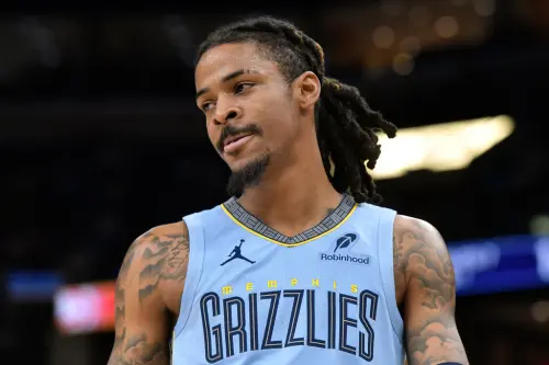 ▲曼菲斯灰熊隊球星賈·莫蘭特（Ja Morant）近期再次遭遇傷病困擾，邁阿密熱火隊似乎正盤算以「跳樓價」將這位全明星後衛帶回南海岸。（圖／美聯社／達志影像）