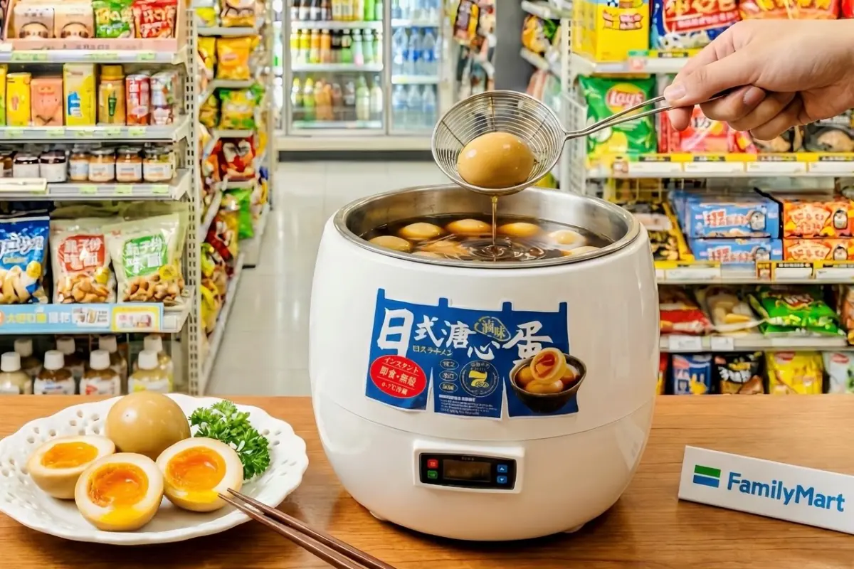 ▲全家茶葉蛋區大升級，首推「用撈的」日式溏心蛋，25元爆汁開吃，限時8折嚐鮮。（圖／全家family.com.tw）