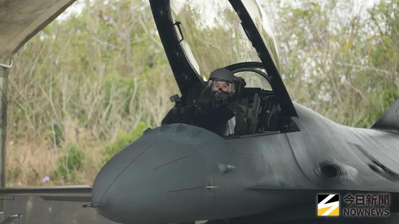    ▲F-16V上尉女飛官陳怡慈。（圖／記者呂炯昌攝，2026.01.28）  