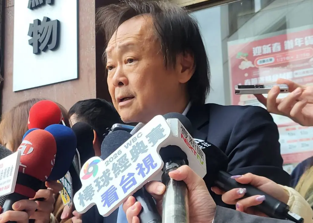 ▲王世堅受訪時強調，公平公正公開的民調的結果，各方都要尊重，大家不要唱反調。（圖／記者陳佩君攝，2026.01.28）